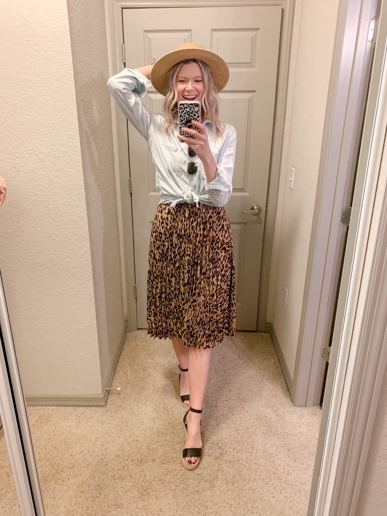 how to style a skirt