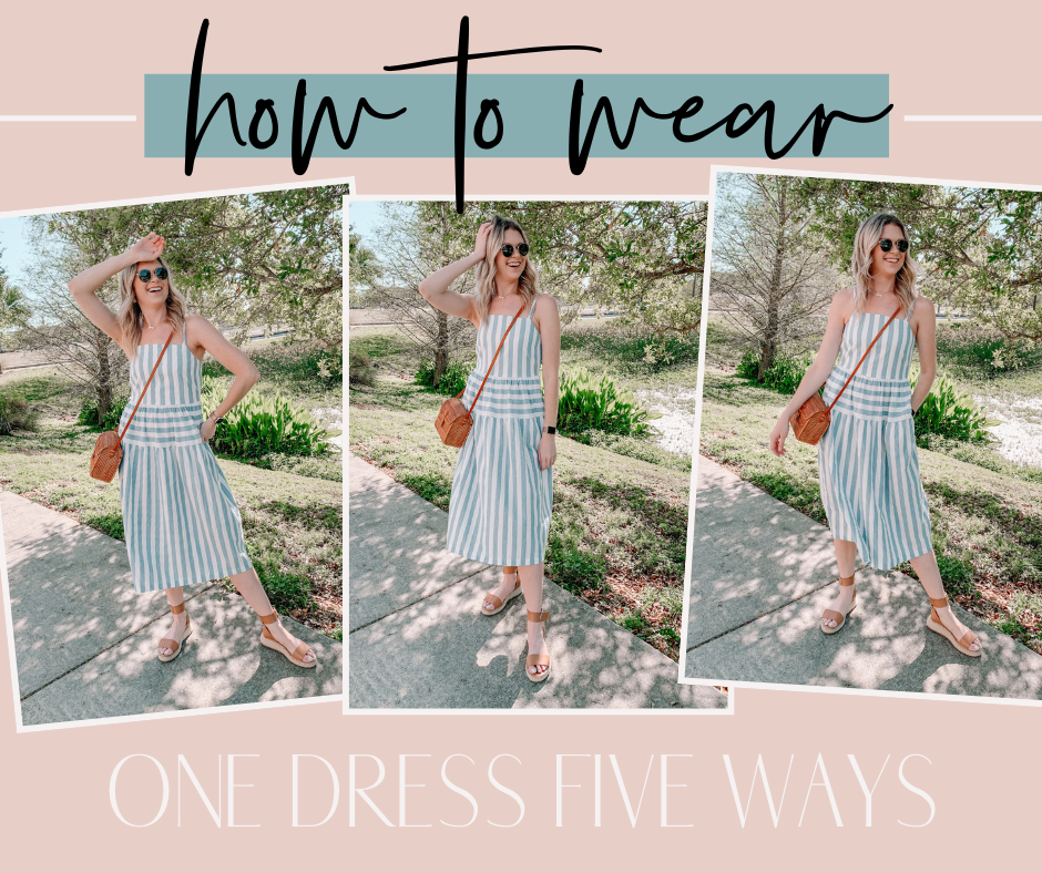 how to wear a dress five ways