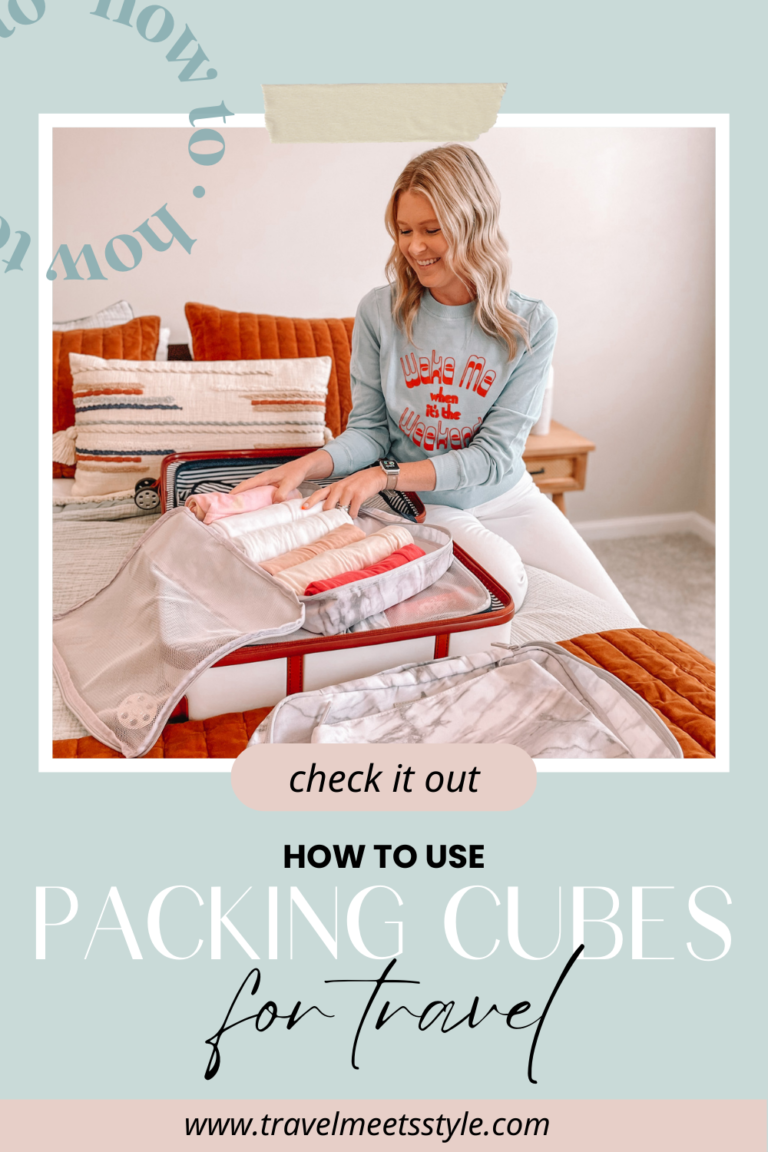 how to use packing cubes
