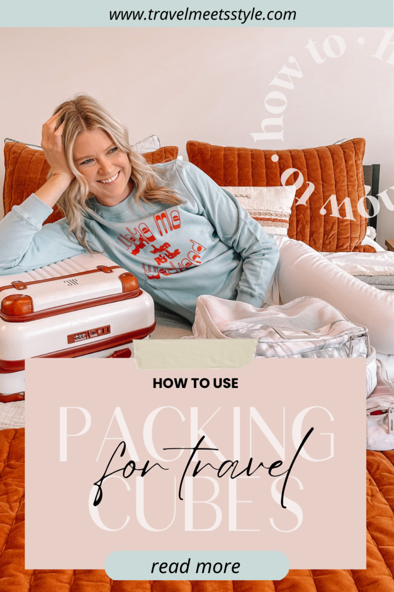 how to use packing cubes