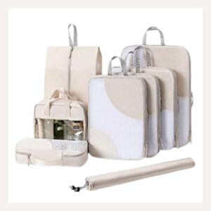 Compression packing cubes