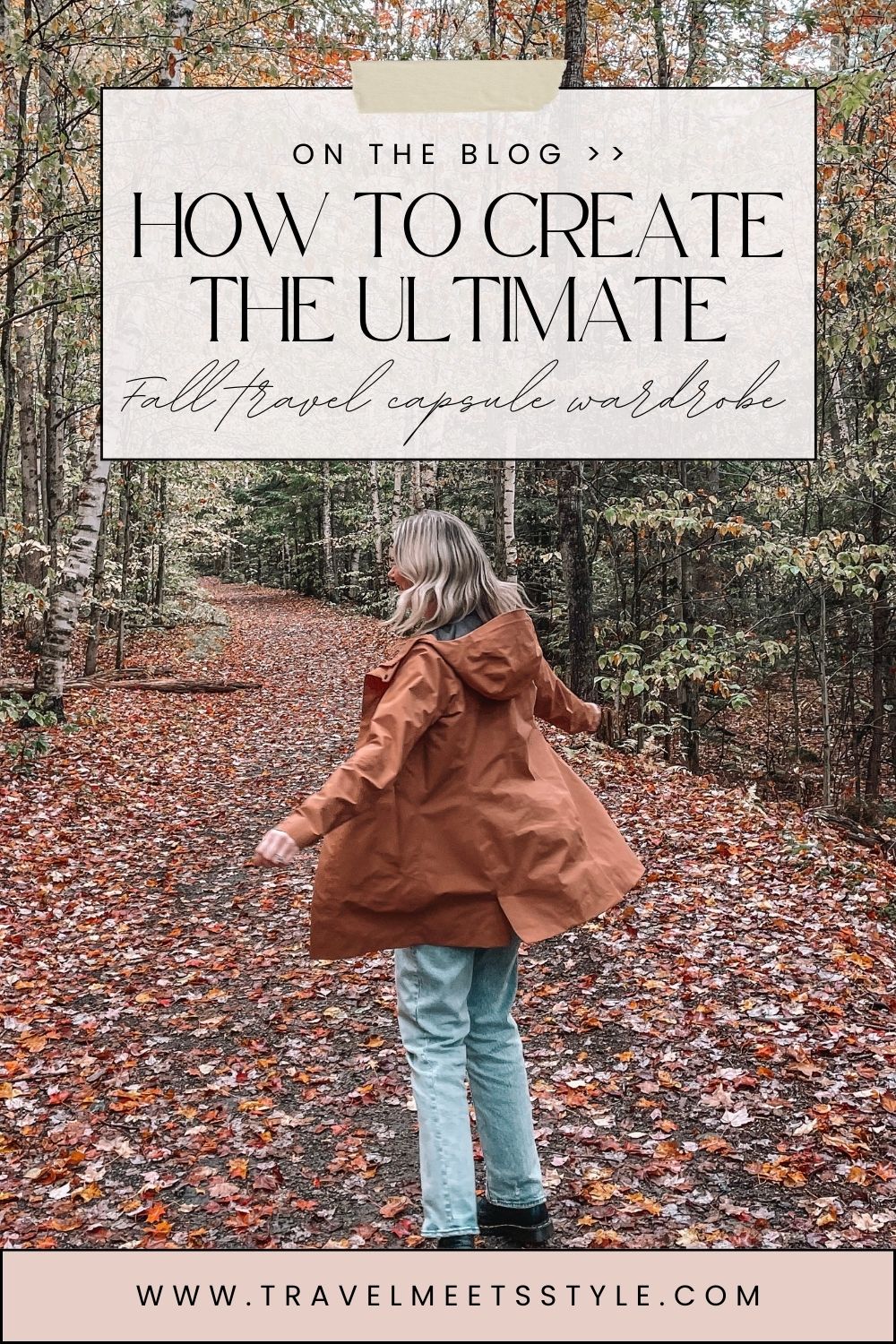 Fall travel capsule wardrobe