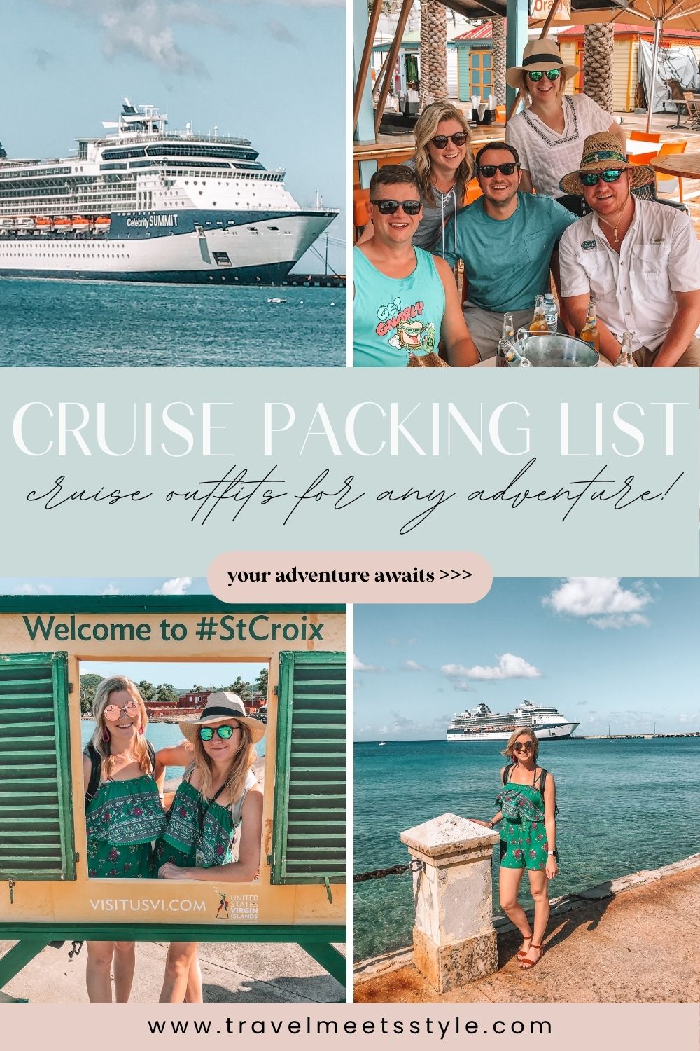 Cruise outfits packing list