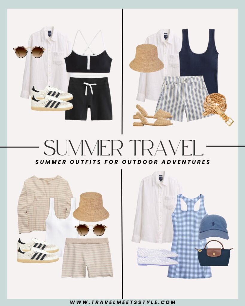 Womens summer outfits for outdoor adventures