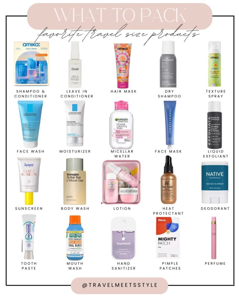 Favorite travel size products