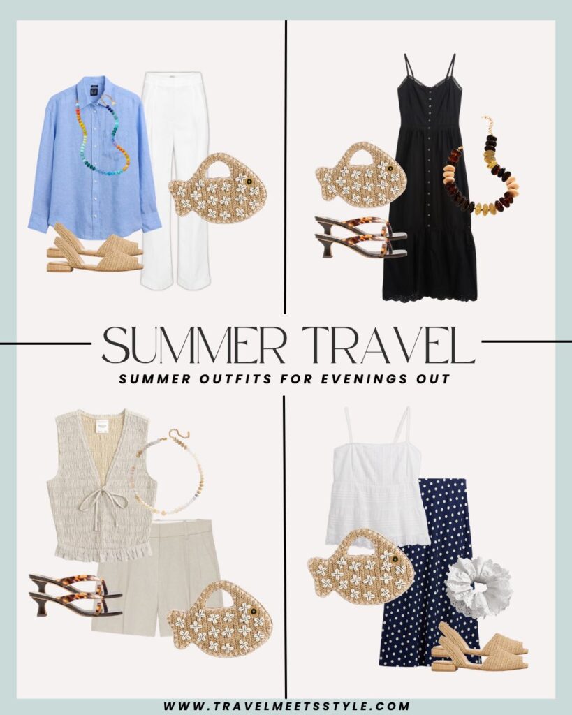 Dressy summer outfits for dinner and drinks