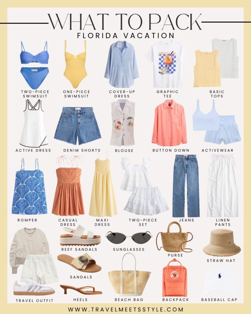 Florida packing list