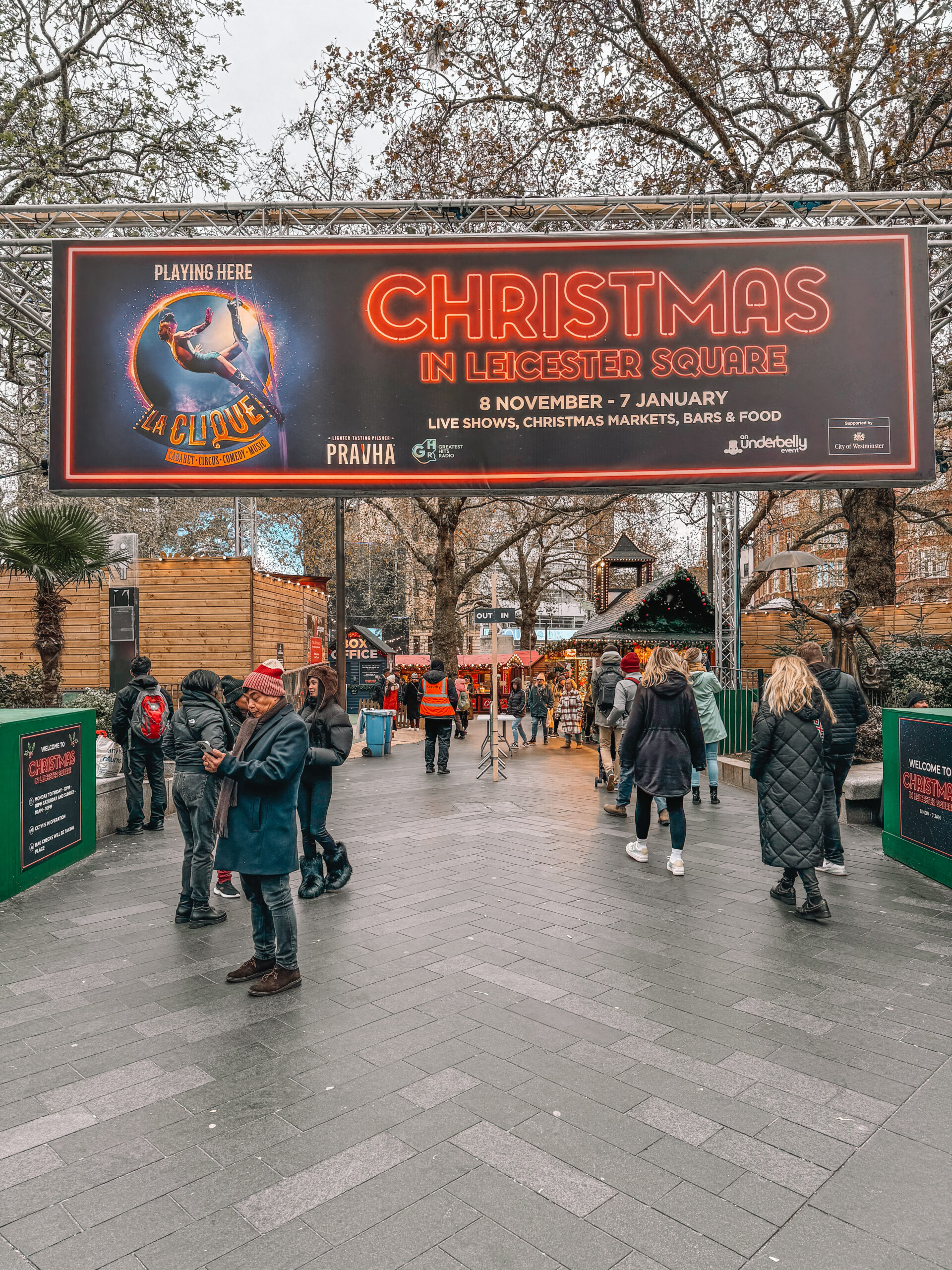 Christmas markets in London, England