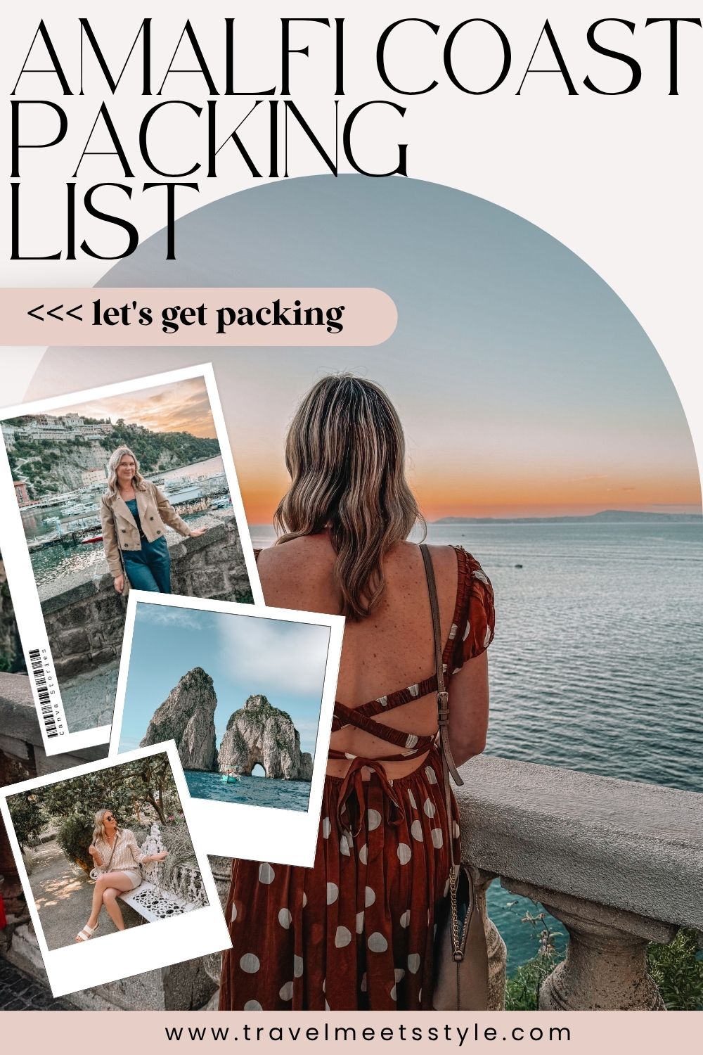 Amalfi Coast packing list
