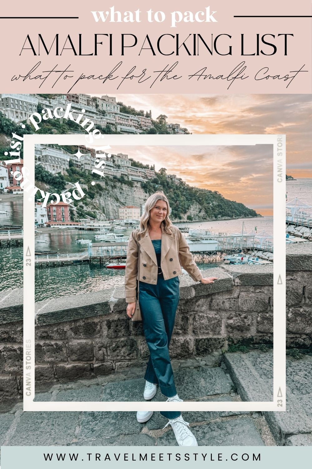 Amalfi Coast packing list