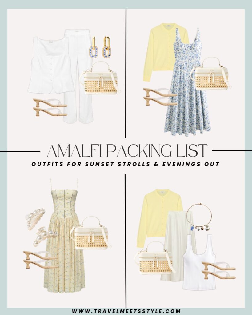 What to wear in the Amalfi Coast for dinner and evenings out