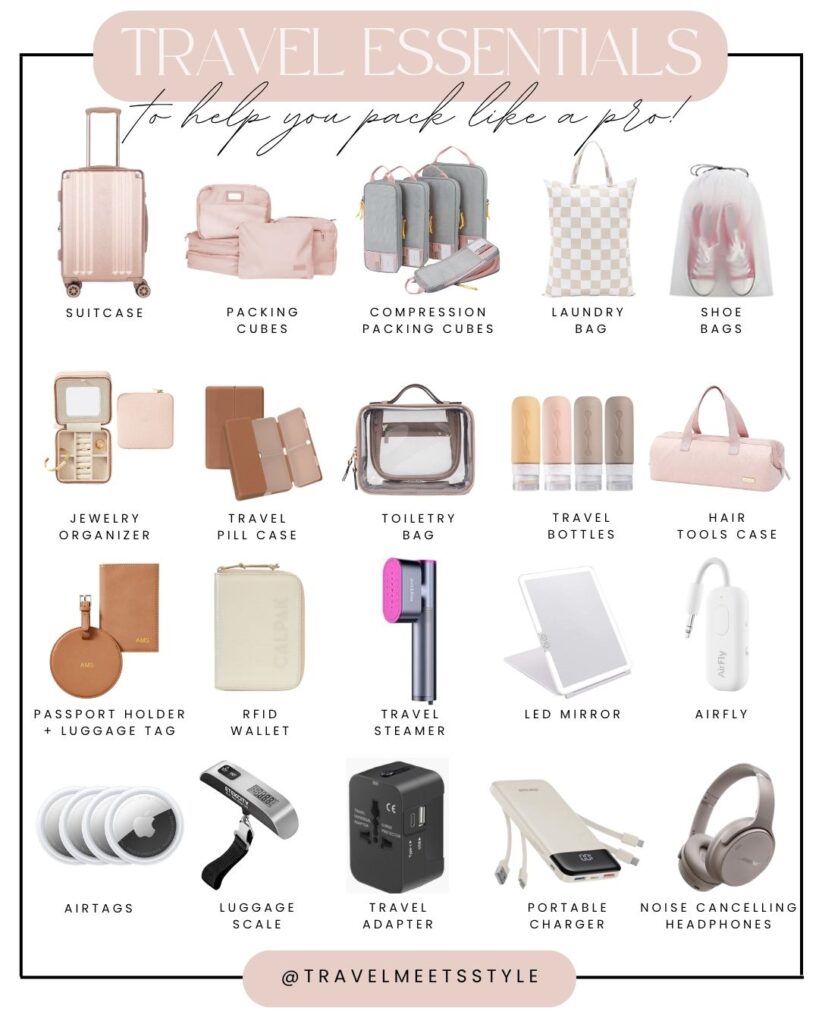 travel essentials to help you pack like a pro