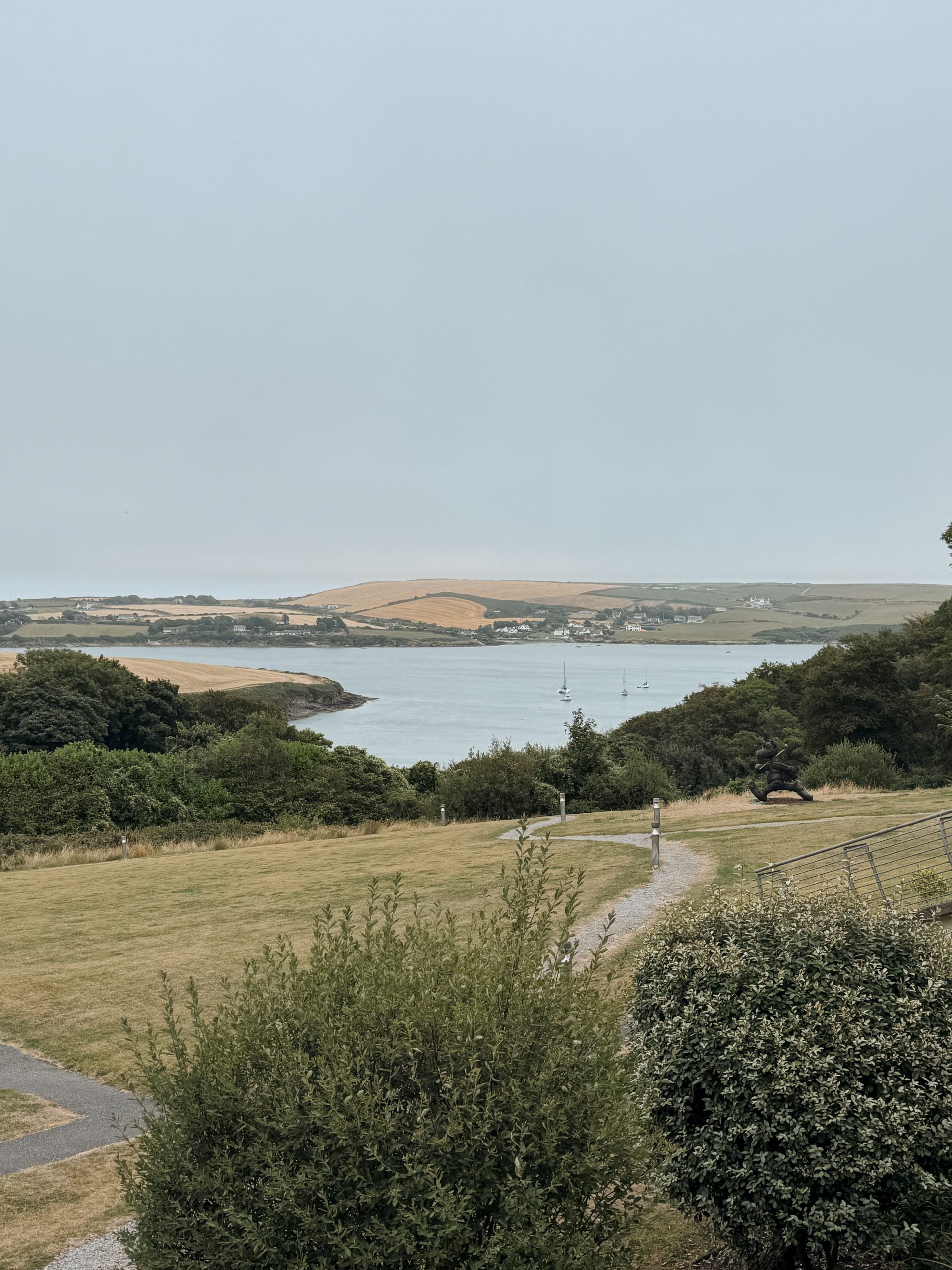 Scenic view of Oysterhaven Bay from the Kinsale Hotel & Spa in Kinsale, Ireland