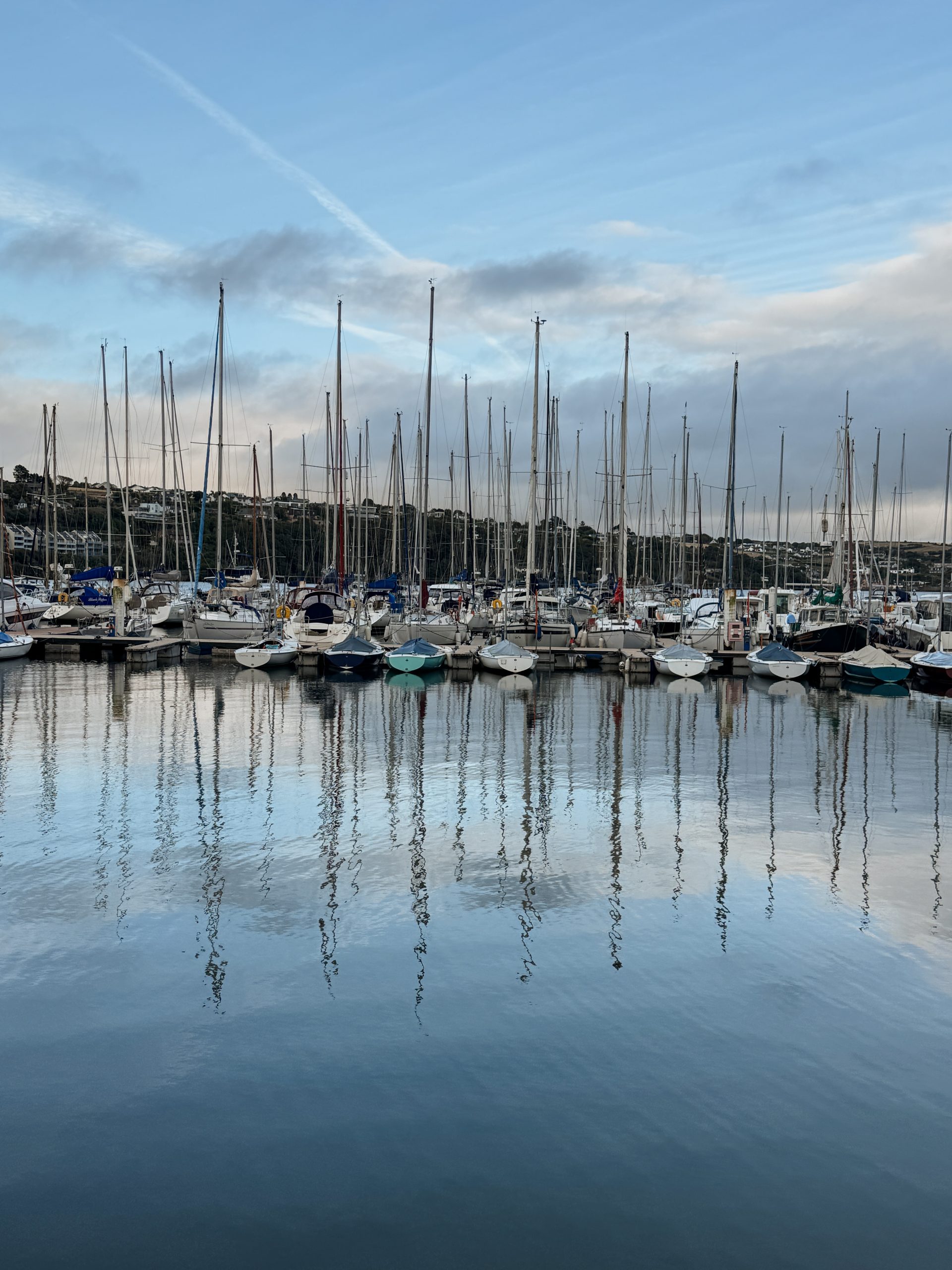 Boats at Kinsale Yacht Club in Kinsale, Ireland
