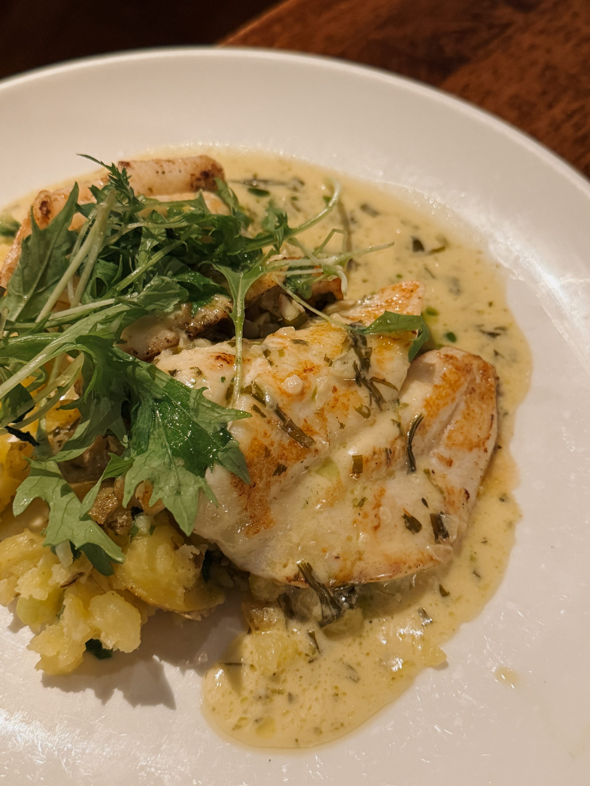 John Dory served at Fishy Fishy in Kinsale, Ireland