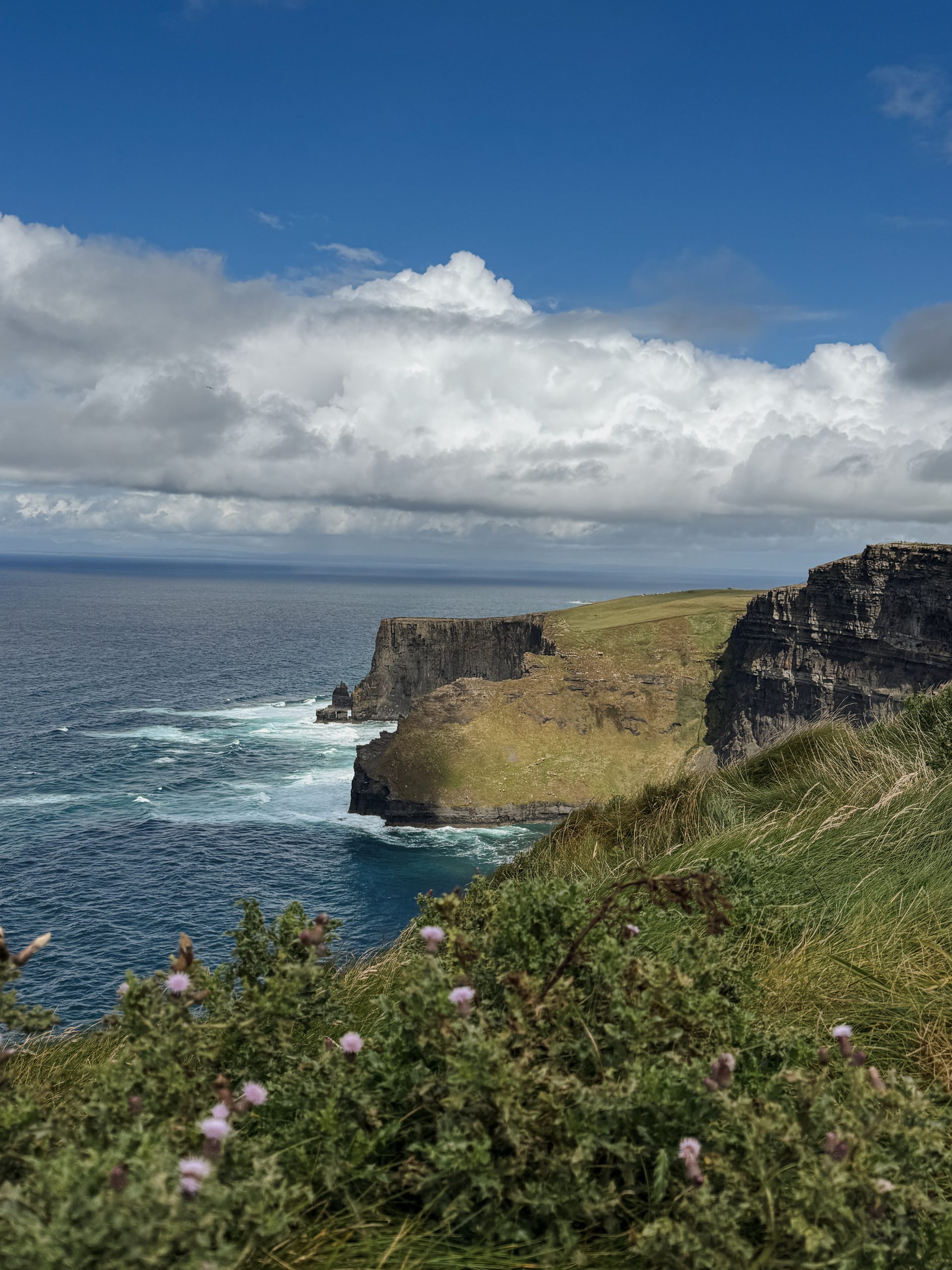 Surrounding area at the Cliffs of Moher in Ireland
