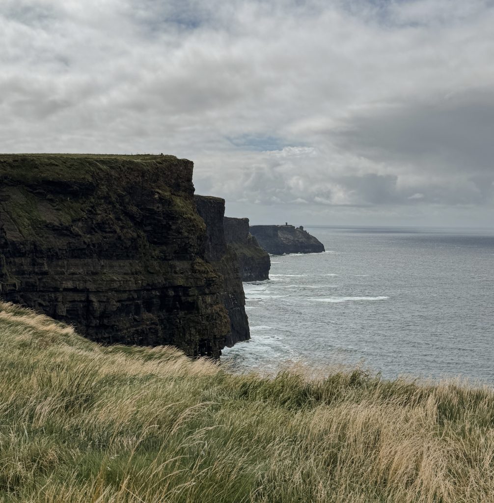 Scenic photo of the Cliffs of Moher in Ireland