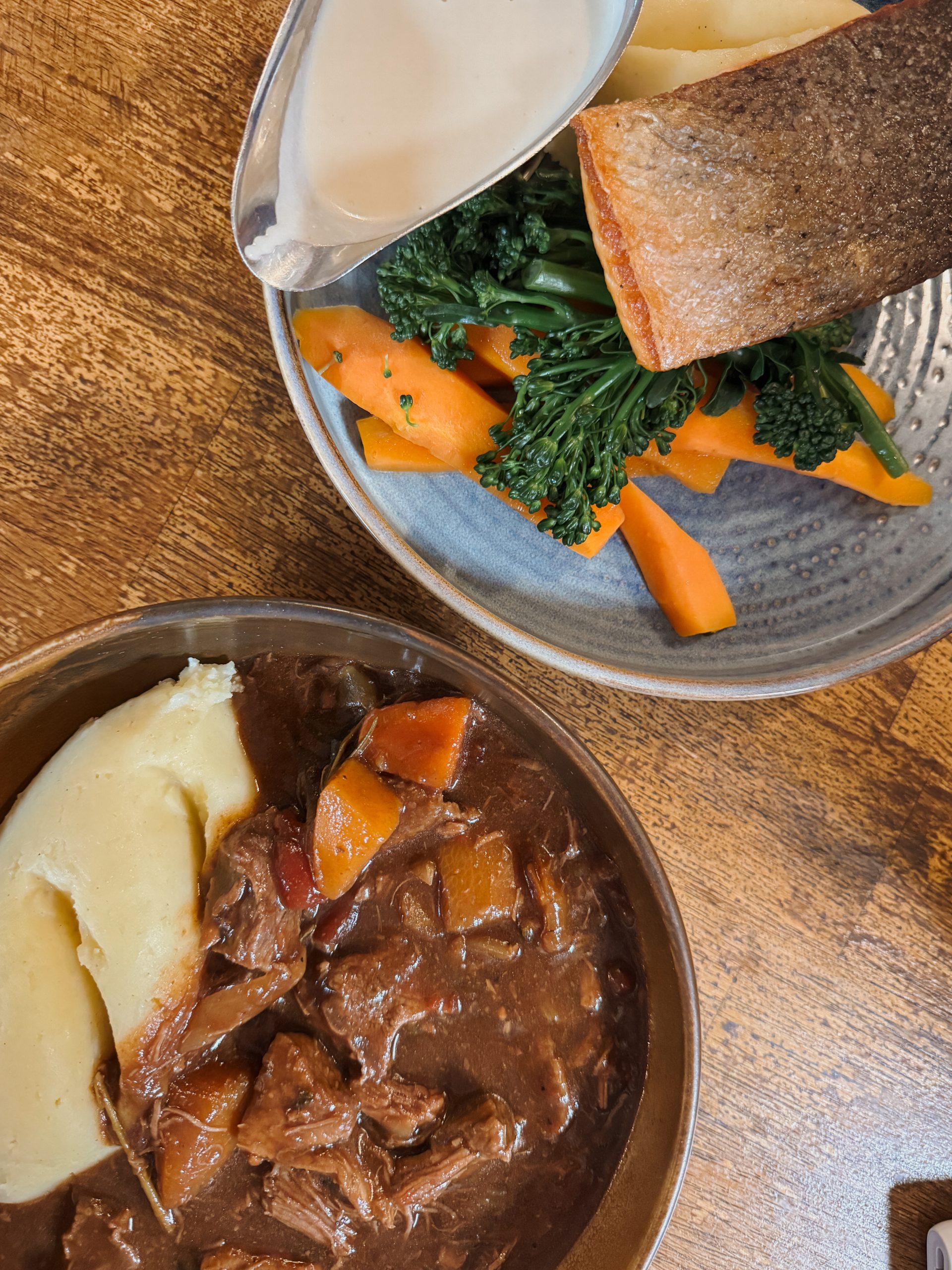 Traditional Irish meals at Gus O'Connor's in Doolin, Ireland