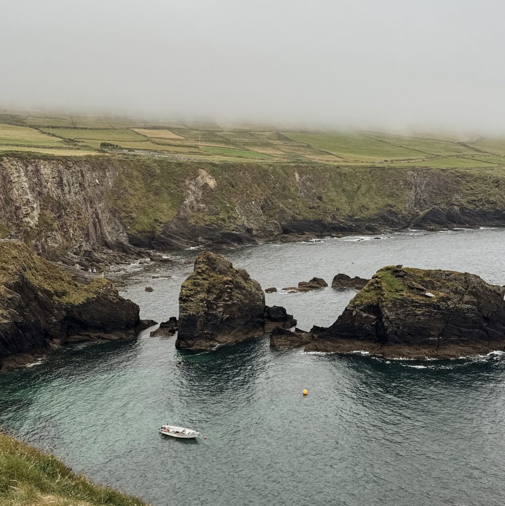 Scenic shot of Dunquin Pier on Slea Head Drive in Ireland