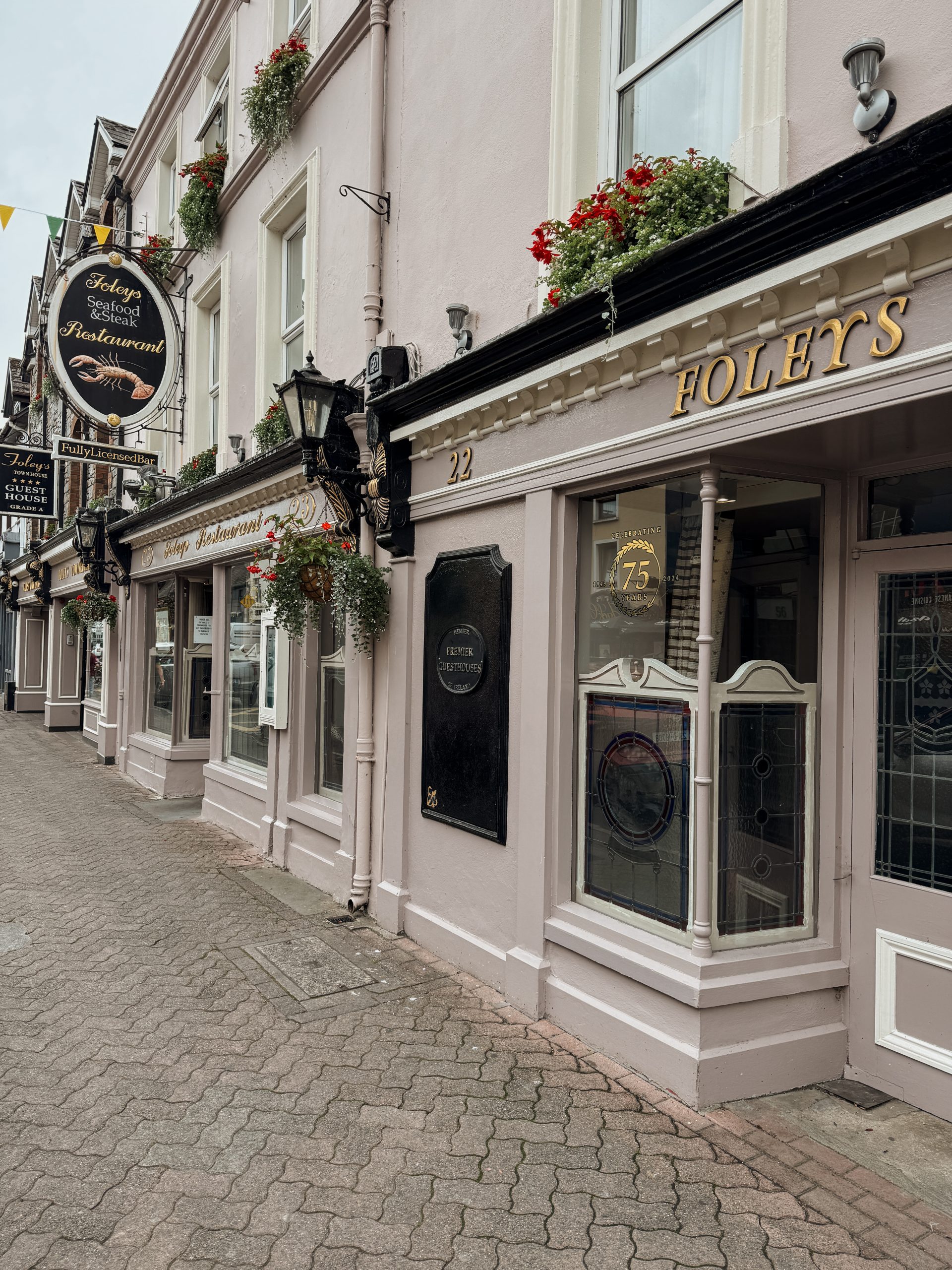Exterior of Foley's Townhouse in Killarney, Ireland