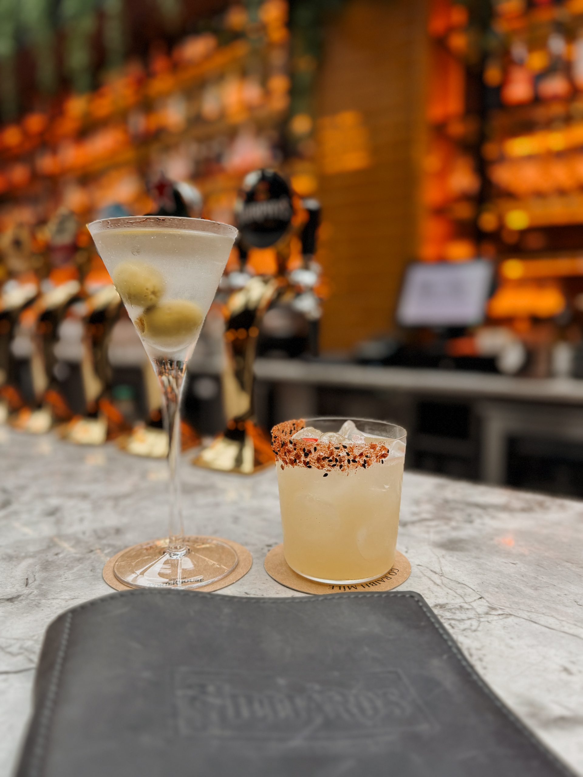 Cocktails at Hilliard's in Killarney, Ireland