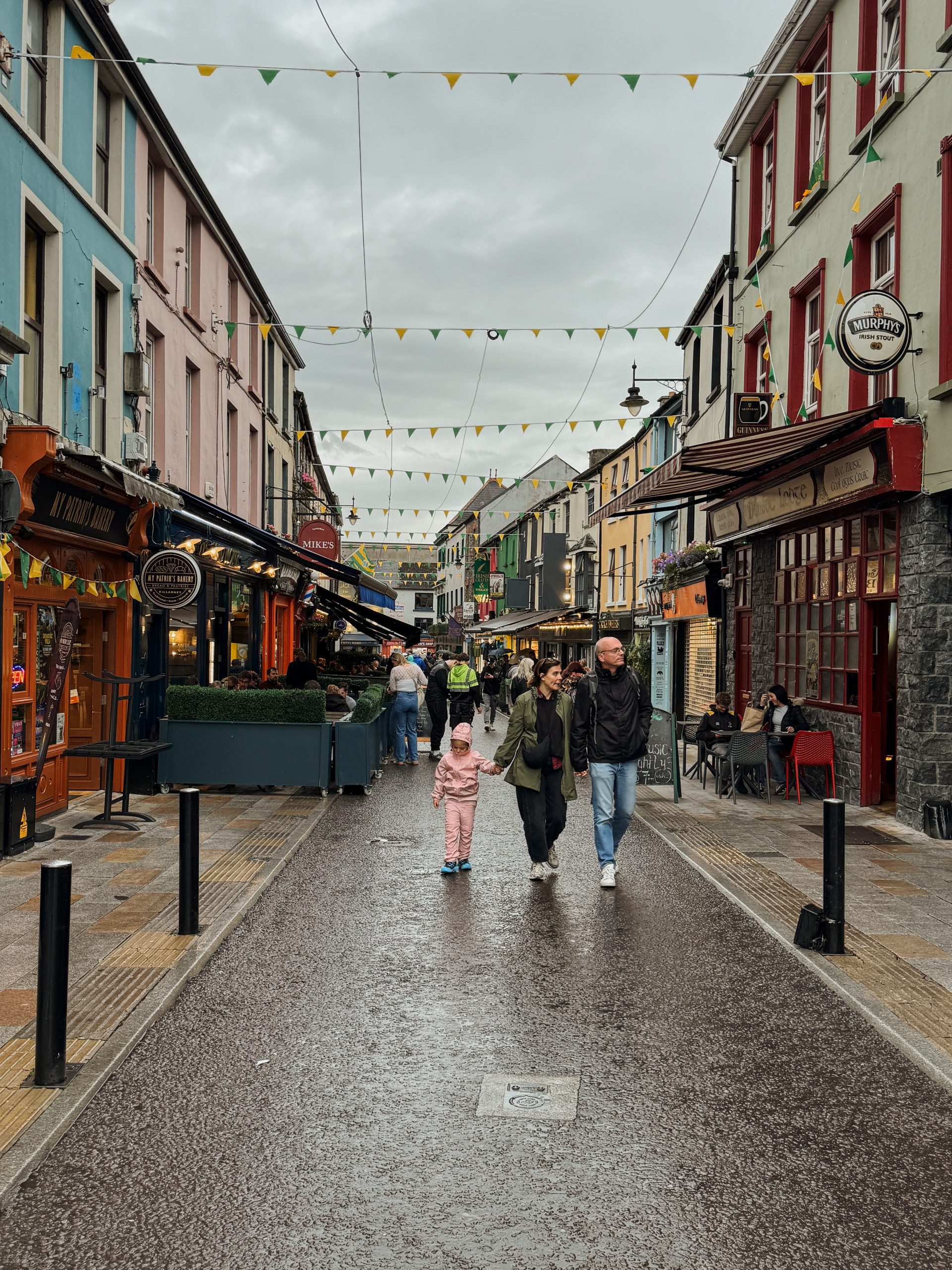Colorful streets of Killarney, Ireland