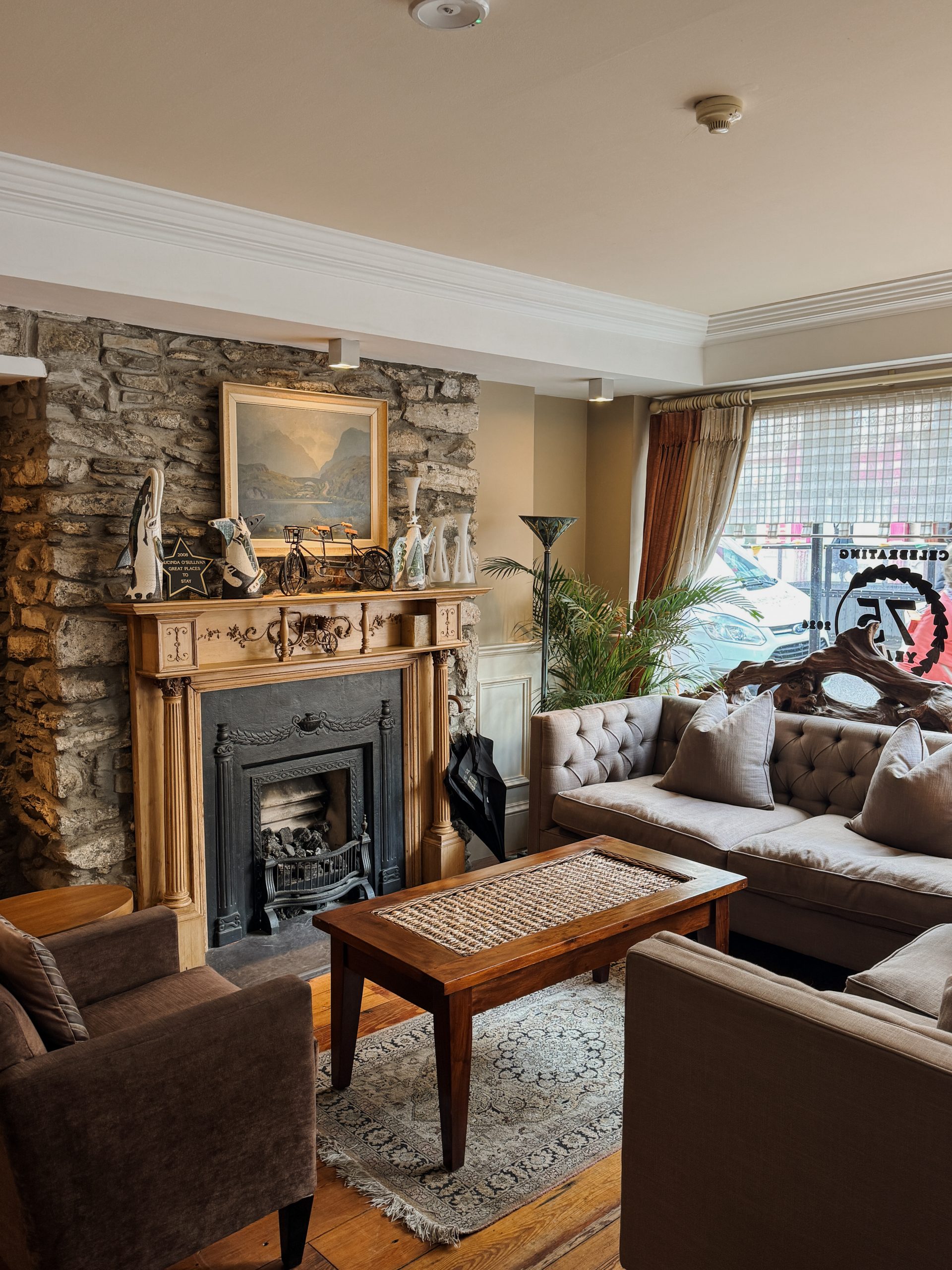 Lobby at Foley's Townhouse & Restaurant in Killarney, Ireland