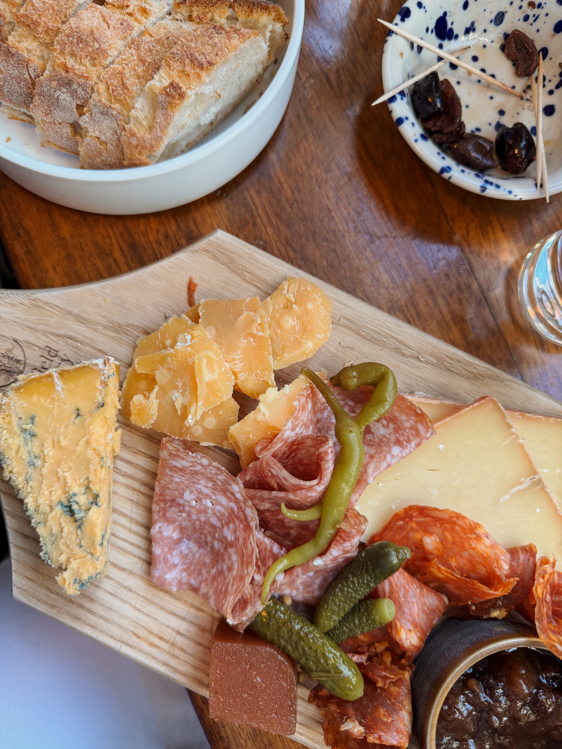 Charctuerie board from Sheridan's Wine Bar in Galway, Ireland